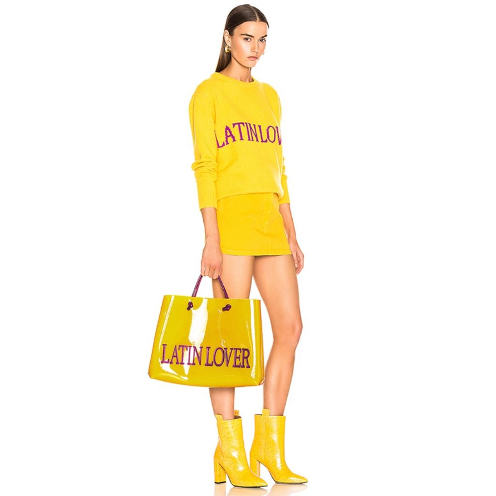 NEW Alberta Ferretti Latin Lover Oversize Tote Bag